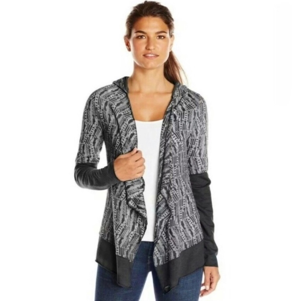 Prana Open Front Cardigan With Hoodie Women’s